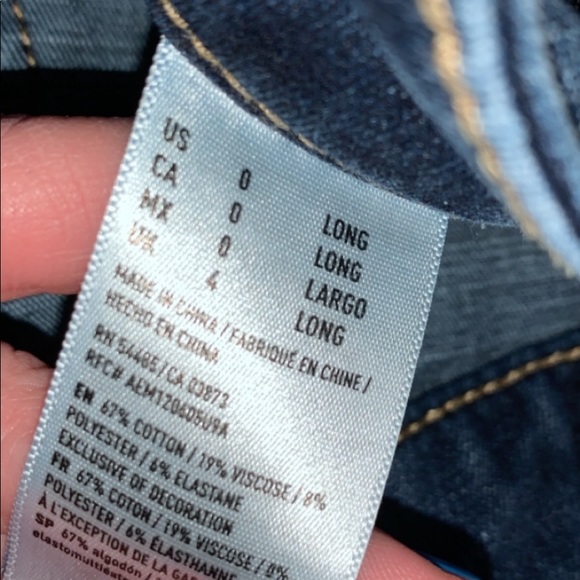 Size 0 American Eagle jeans - Picture 3 of 4